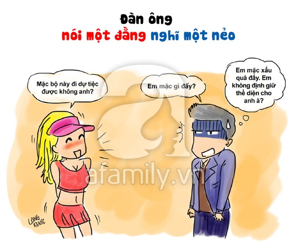 H&agrave;i hước chuyện đ&agrave;n &ocirc;ng n&oacute;i 1 đằng, nghĩ một nẻo! 5