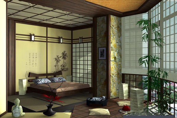Thiết kế phòng ngủ theo phong cách Á Đông 4