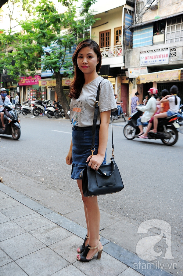 Ngắm street style những ngày nóng bức của phái đẹp Hà Thành 13