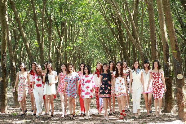 Top 17 Miss World Vietnam rạng rỡ hòa cùng thiên nhiên 1