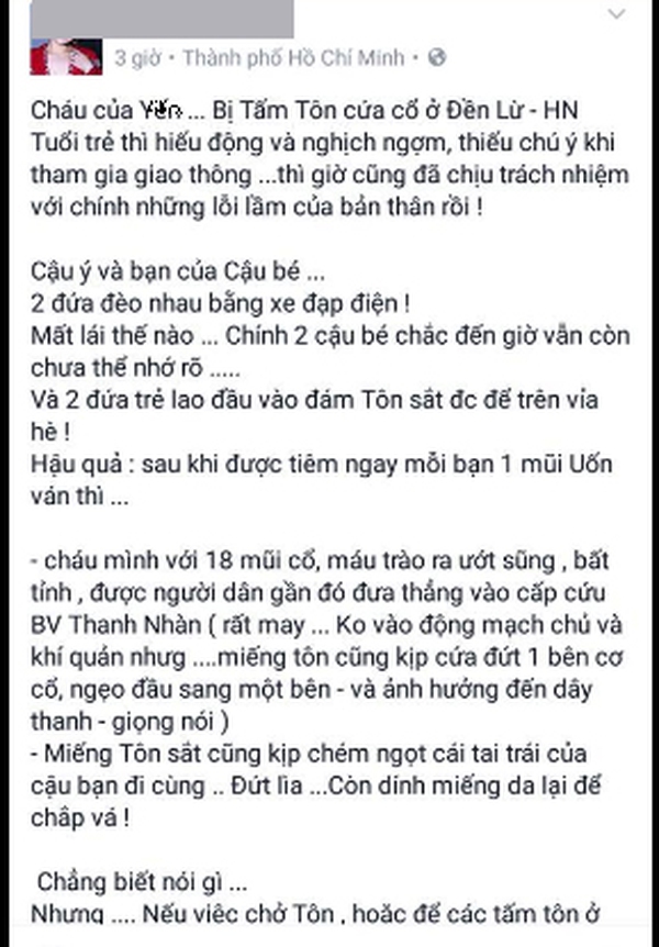 tôn cứa cổ