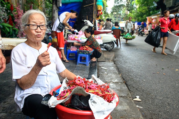 Gặp bà cụ 86 tuổi 