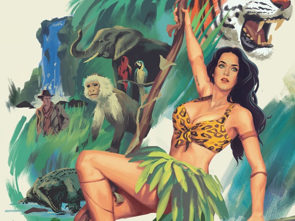 Katy Perry hóa thân thành... người rừng 2