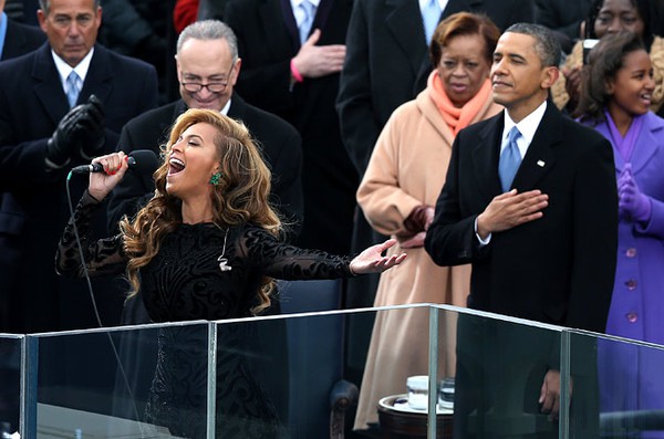 Beyonce bị nghi hát nhép tại lễ nhậm chức của Obama 1