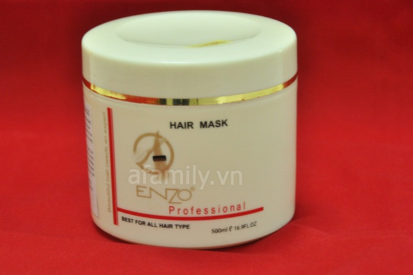 Kem hấp dầu Enzo giúp phục hồi tóc hư tổn  5