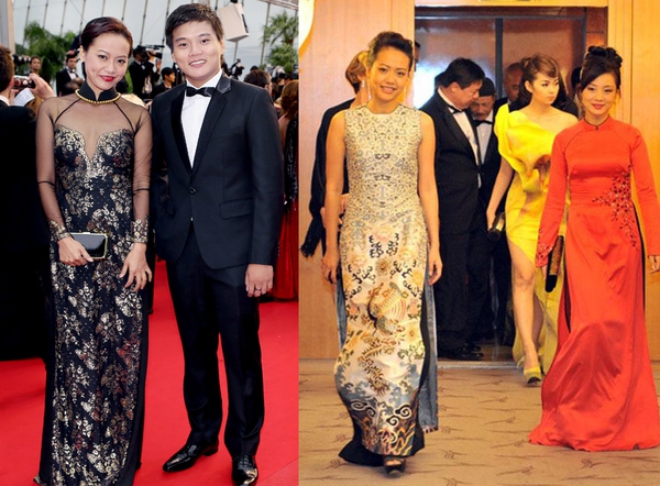 Hồng Ánh được khen ngợi với hình ảnh áo dài trên thảm đỏ Cannes 2013 9