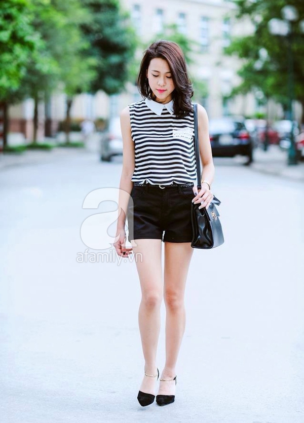 Học cách phối đồ hợp kiểu tóc qua street style phái đẹp Hà thành 4