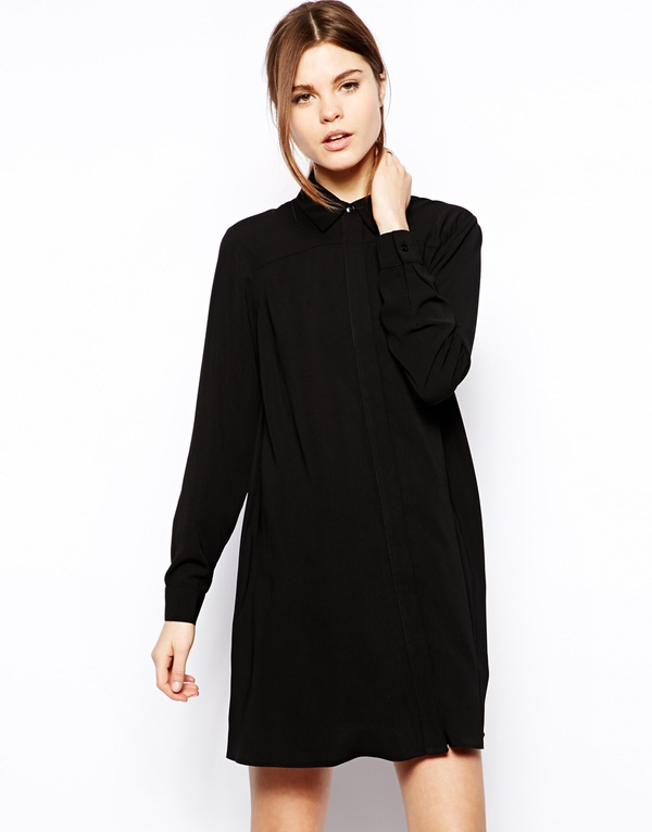 Tới công sở thanh lịch cùng 15 mẫu shirtdress với mọi mức giá  1