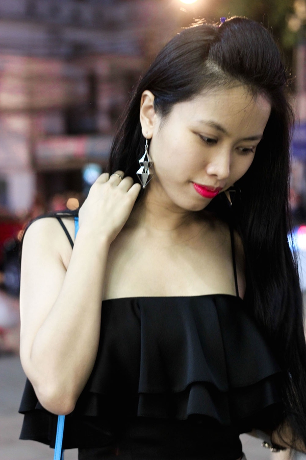 Street style bắt mắt ng&agrave;y cuối tuần của ph&aacute;i đẹp H&agrave; Th&agrave;nh 2