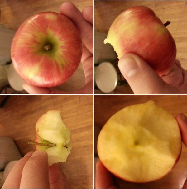 ăn táo đúng cách
