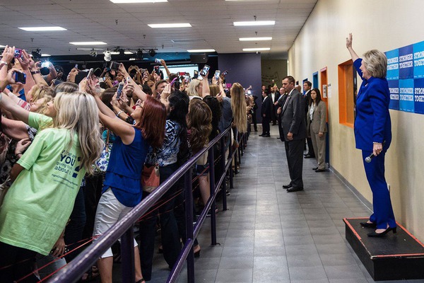 Hillary selfie