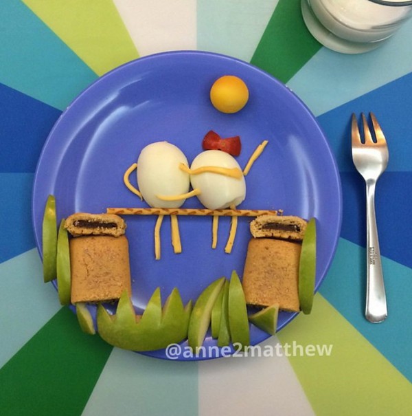Trang trí món ăn từ trứng