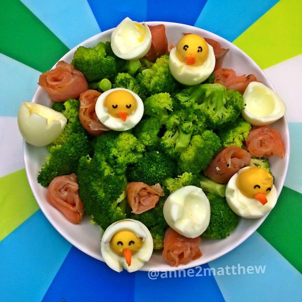 Trang trí món ăn từ trứng