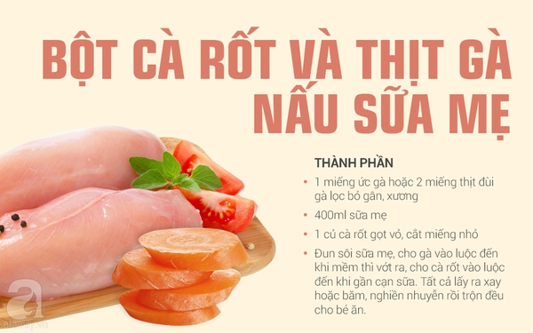 Thực đơn ăn dặm