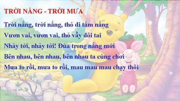 Bài hát cho trẻ mẫu giáo