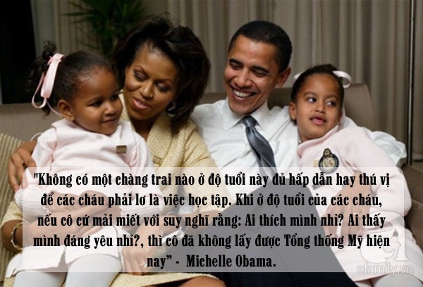 Obama dạy con