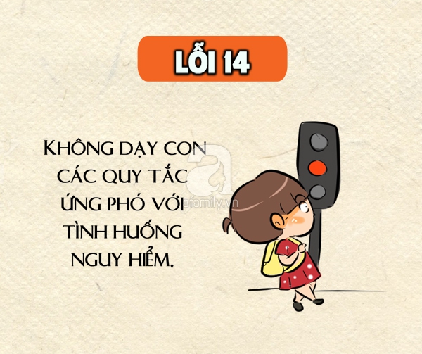 Sai lầm khi nuôi con