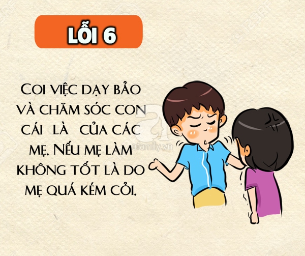 Sai lầm khi nuôi con