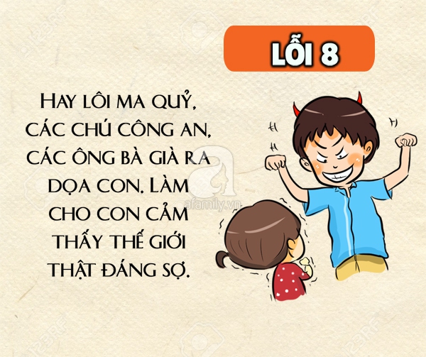 Sai lầm khi nuôi con