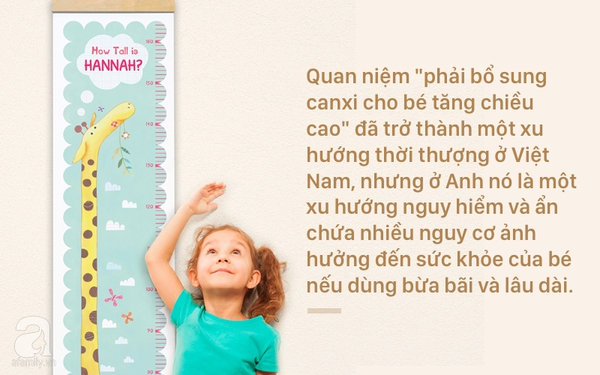 Bổ sung canxi tro trẻ