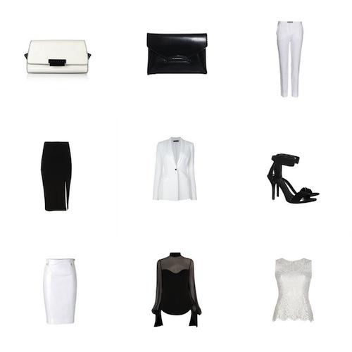 5 cách phối đồ công sở sang trọng với 9 trang phục đen-trắng 1