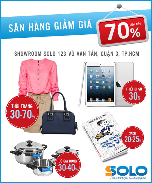 Khai trương showroom Solo.vn tại Sài Gòn với hàng nghìn mặt hàng giảm giá  1