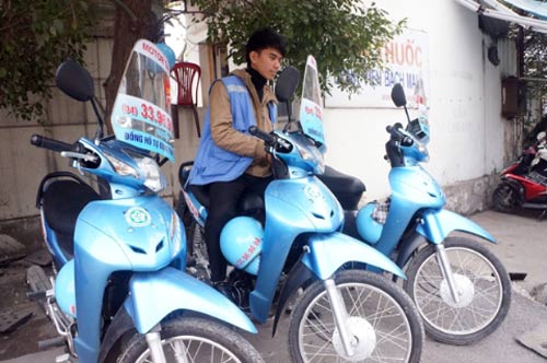 Xôn xao vì xe ôm kiểu... taxi 5 Xôn xao vì xe ôm kiểu... taxi 5