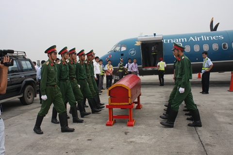 Sơ đồ lộ tr&igrave;nh đưa linh cữu Đại tướng từ nh&agrave; tang lễ ra Nội B&agrave;i 1