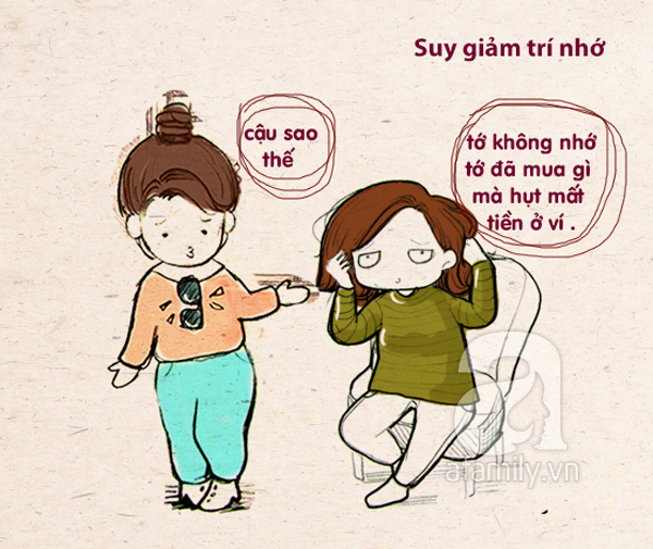 dấu hiệu bạn đang già đi