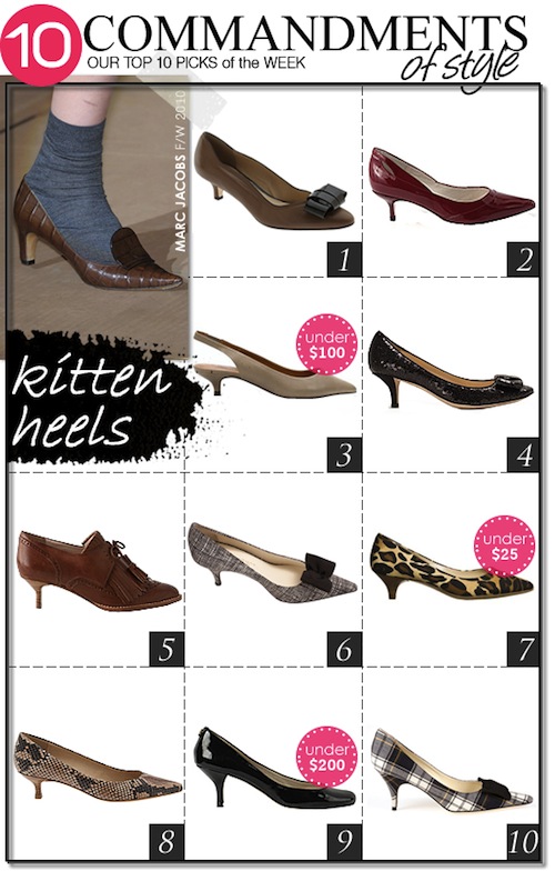 Kitten heels - mẫu giày dành cho quý cô tinh tế, ngọt ngào  9