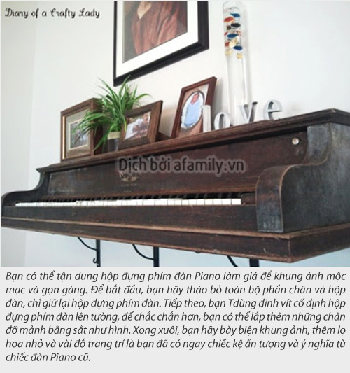 Tận dụng đàn Piano cũ thành đồ dùng tiện dụng 7