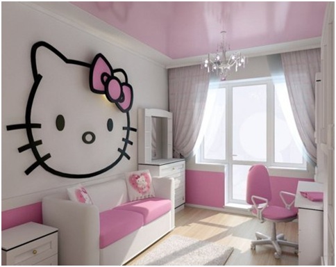 Không gian sống ngọt ngào hơn nhờ... chú mèo Hello Kitty 7