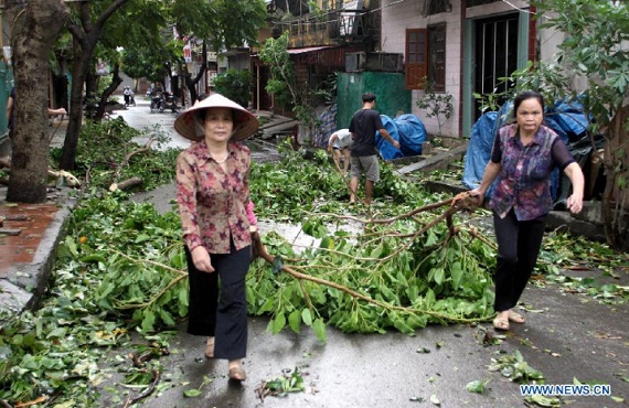 Chùm ảnh: Việt Nam sau bão Sơn Tinh lên báo nước ngoài 5