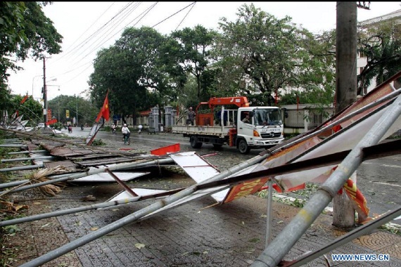 Chùm ảnh: Việt Nam sau bão Sơn Tinh lên báo nước ngoài 6