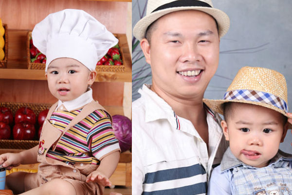 Những &ocirc;ng bố Việt nổi tiếng đua nhau khoe con 7