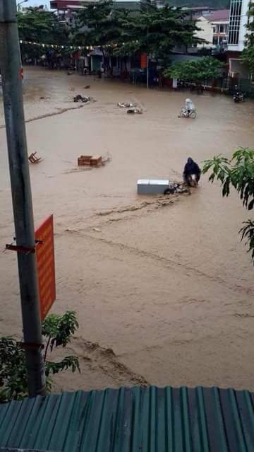 lũ, tuần giáo, điện binh, nước ngập, tài sản, vỡ đập