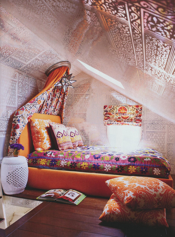 Thiết kế phòng ngủ theo phong cách Bohemian