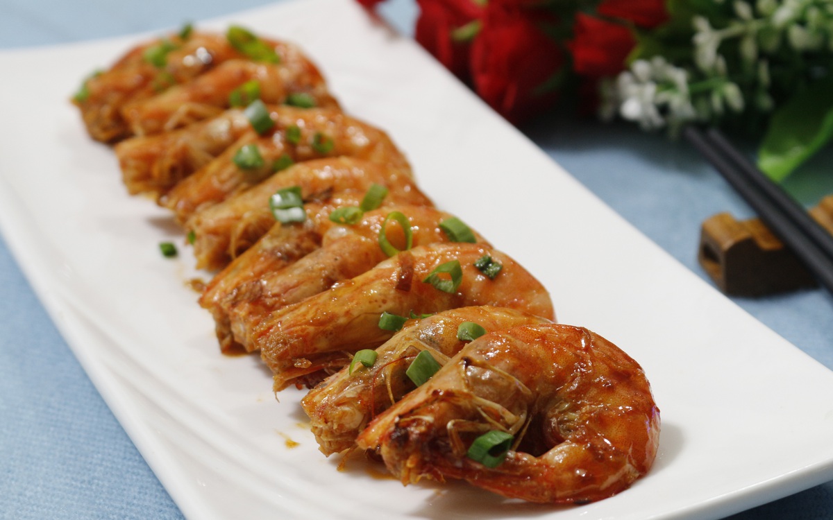 Làm TÔM RIM MẶN NGỌT, Lam tom rim man ngot, TÔM RIM MẶN NGỌT