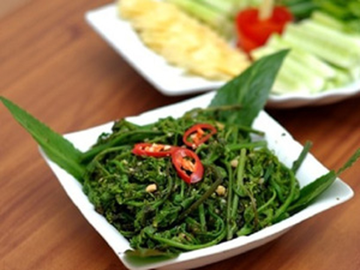 Rau dớn - đặc sản của núi rừng