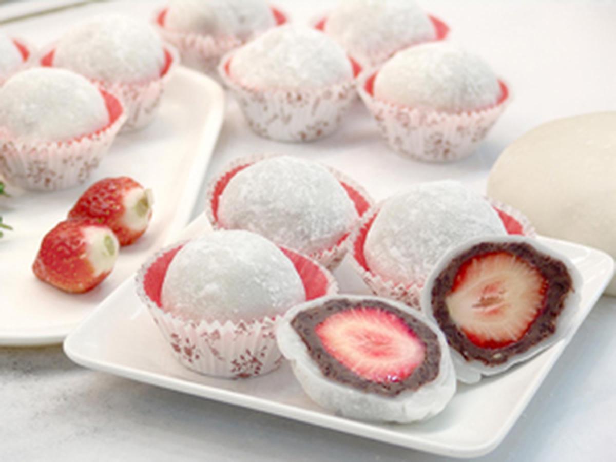 Bánh mochi dâu tây - nét tinh tế ẩm thực Nhật