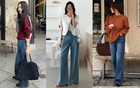 10 cách mặc quần jeans ống rộng đẹp từ giờ đến hết mùa đông