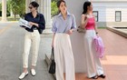 10 cách mặc quần trắng sành điệu trong mọi hoàn cảnh