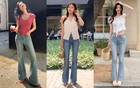 10 cách phối đồ nổi bật với quần jeans ống loe đang "hot"