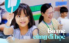 Một buổi học "kỳ lạ" ở TP.HCM: Cha mẹ cùng con làm học sinh, trải nghiệm những môn học nghe tên thôi đã thấy hào hứng