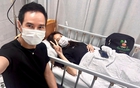 Hình ảnh Minh Hà - vợ Lý Hải nhập viện cấp cứu