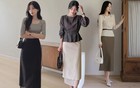 4 mẫu áo đơn giản nhưng trở nên sang trọng hơn bội phần khi diện cùng chân váy