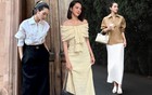 Hóa ra Quỳnh Lương có style diện váy rất đẹp, ai thích lên đồ màu trung tính càng nên tham khảo