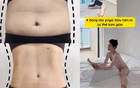 Tư thế siết mỡ đơn giản, làm hàng ngày bụng gọn eo thon