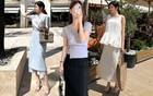 Chân váy dài phối với 5 mẫu áo hè này là chuẩn nhất, giúp nàng mặc đẹp mọi hoàn cảnh