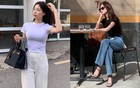 Đừng phối đồ cầu kỳ, chị em mặc áo thun theo 10 cách tối giản là sang trọng mọi lúc mọi nơi